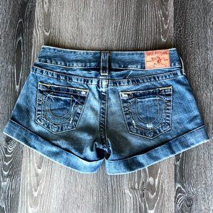 True Religion - Denim Shorts - Size 27 - EUC